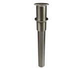 20 Hole Brass Lavatory Grid Drain - 8" Tailpiece without Overflow